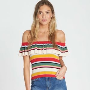 NWT Billabong "Take a Trip"  Knit Top